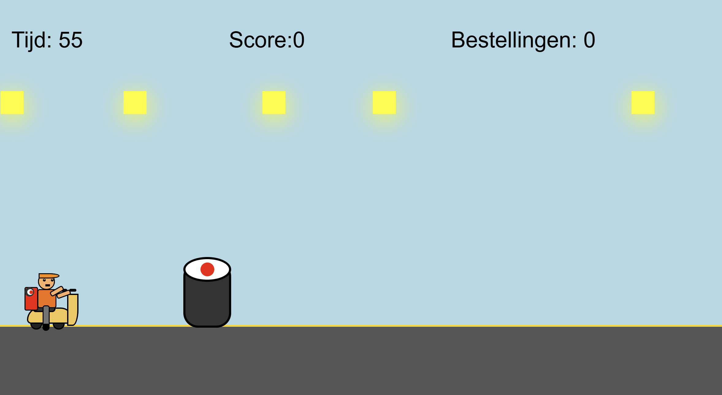 Screenshot van mijn game